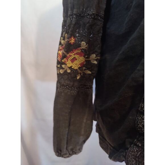 Style & Co Black Flowy Knit Top - Picture 4 of 7